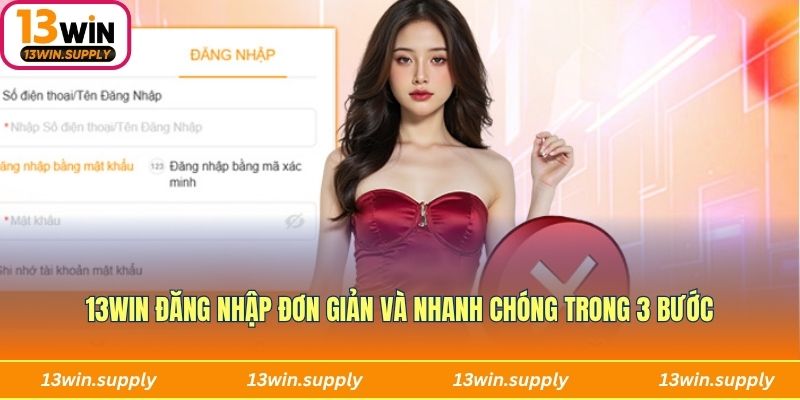 13win đăng nhập